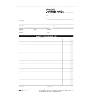 PORTALISTINI PERSONALIZZABILE UNOTI 22X30CM 180 BUSTE SEI ROTA COD. 55231807