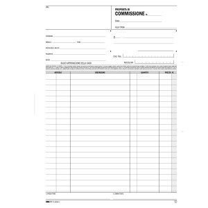 PORTALISTINI PERSONALIZZABILE UNOTI 35X50CM 12 BUSTE SEI ROTA COD. 55351207