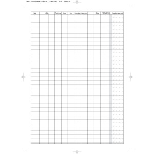 SEPARATORE NUMERICO 1-12 PPL 21X29,7 RECORD RA4 1-12 SEI COD. 581201
