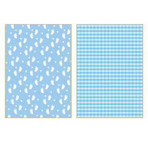 20 SACCHETTI ORGANZA MILLY 8,5X10CM CELESTE COD. UL550DLL02VCE