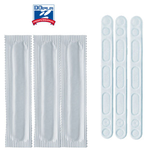 GUANTO IN MAGLIA DI POLIESTERE VE715GR TG.10 COL. GRIGIO/NERO COD. VE715GR10