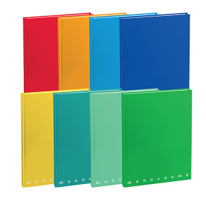 QUADERNO A5 CARTONATO 60FG+2 80GR 4MM MONOCROMO PIGNA COD. 00716734M CONFEZIONE DA 5