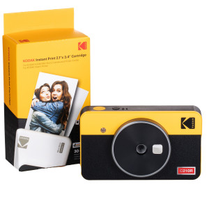 KODAK FOTOCAMERA ISTANTANEA MINI SHOT COMBO 2 RETRO -GIALLO COD. KOCAMC210RY