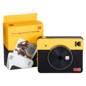 KODAK FOTOCAMERA ISTANTANEA  MINI SHOT COMBO 3 RETRO -GIALLO COD. KOCAMC300RY