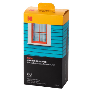KODAK CARTUCCE PER STAMPANTE 4.0X 6.0 ( 80 FOGLI+CARTUCCE 6X4 COD. KOPHC80P80