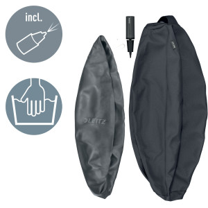 PALLA ERGO ACTIVE DA SEDUTA ANTI ROTOLAMENTO 65CM GRIGIO SCURO LEITZ COD. 65420089