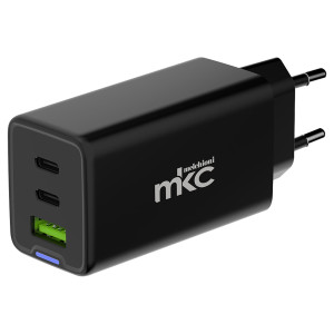 CARICATORE USB 65W 2 USB-C+ 1 USB-A NERO-MKC COD. 491929605