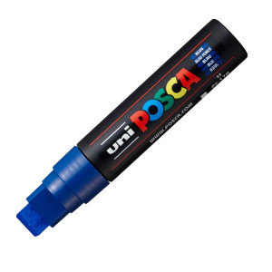 MARCATORE UNI POSCA PC17K P.SCALPELLO 15MM BLU UNI MITSUBISHI COD. M PC17K B