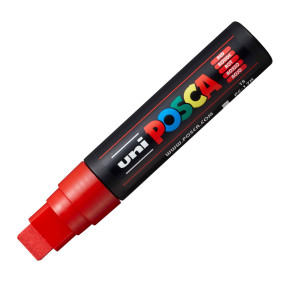 MARCATORE UNI POSCA PC17K P.SCALPELLO 15MM ROSSO UNI MITSUBISHI COD. M PC17K R