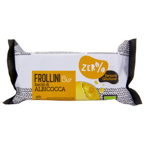 FROLLINI FARCITI DI ALBICOCCA MONODOSE 70GR ZERGLUTINE COD. 38885 CONFEZIONE DA 12