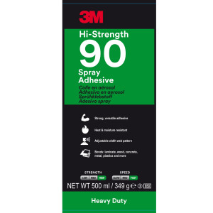 ADESIVO SPRAY 90 A PRESA RAPIDA 500ML 3M COD. 66400. CONFEZIONE DA 12