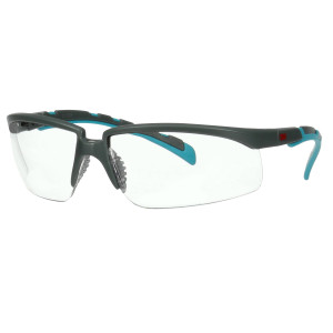 OCCHIALI DI SICUREZZA SOLUS 2000 LENTI TRASPARENTI ANTI GRAFFIO S2001AF BLU 3M COD. 7100208751