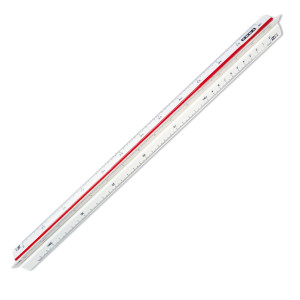 SCALIMETRO ISOTECK ARDA 30CM PER ARREDAMENTO (SCALE 1:20-25-50-75-100-125 COD. 110