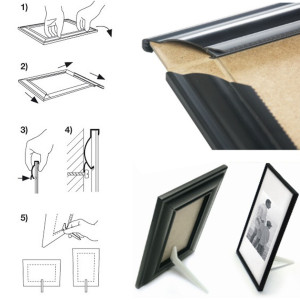 CORNICE IN PVC E CRILEX A4 ARGENTO METHODO COD. K980165