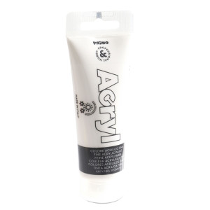 COLORE ACRYL FINE TUBO DA 75ML BIANCO 100 PRIMO COD. 420TA75100N