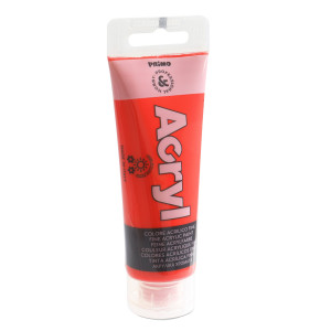 COLORE ACRYL FINE TUBO DA 75ML VERMIGLIO 300 PRIMO COD. 420TA75300N