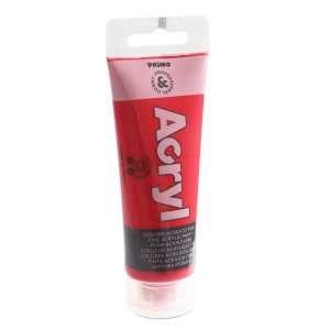 COLORE ACRYL FINE TUBO DA 75ML ROSSO CARMINIO 310 PRIMO COD. 420TA75310N