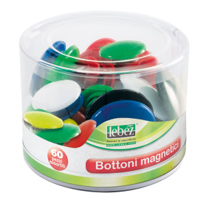 BARATTOLO 60 MAGNETI TONDI ASSORTITI ART.2777 COD. 2777