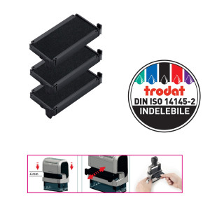 TAMPONE TRODAT 6/4912 NERO - CF. DA 3