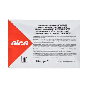 BUSTINA 50ML SGRASSATORE SUPERCONCENTRATO LINEA MONODOSE ALCA COD. ALC1038