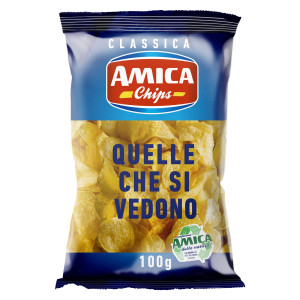 PATATINA CLASSICA 100GR AMICACHIPS COD. AM100 CONFEZIONE DA 20