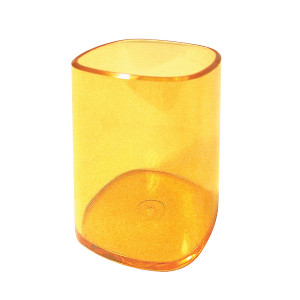 PORTAPENNE BICCHIERE TRASPARENTE ARANCIO ARDA COD. TR4111AR