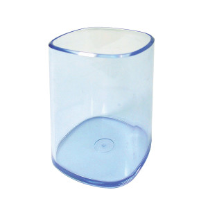 PORTAPENNE BICCHIERE TRASPARENTE BLU ARDA COD. TR4111BL