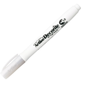 MARCATORE DECORITE PUNTA TONDA 1.0MM BIANCO ARTLINE(DELIST COD. A EDF-1/BI