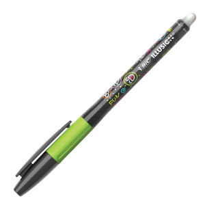 SCATOLA 12 PENNA SFERA GEL CANCELLABILE GELOCITY ILLUSION 0,7MM NERO BIC (DELIST COD. 516523
