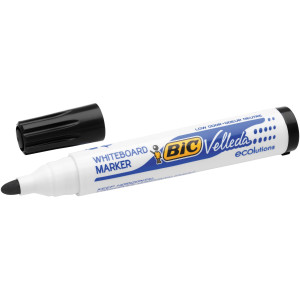 MARCATORE P.TONDA 1.5MM NERO WHITEBOARD VELLEDAÂ® 1701 RECYCLED BICÂ® COD. 904937 CONFEZIONE DA 12