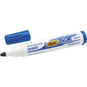 MARCATORE P.TONDA 1.5MM BLU WHITEBOARD VELLEDAÂ® 1701 RECYCLED BICÂ® COD. 904938 CONFEZIONE DA 12