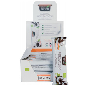 BARRETTA NOCE DI COCCO RICOPERTA DI CIOCCOLATO FONDENTE 30GR -STAGIONALE COD. 0700376 CONFEZIONE DA 20