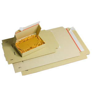 50 SCATOLE PER SPEDIZIONE GRASS BOX A4 34X23,5X4CM GRASS GREEN COD. 554408