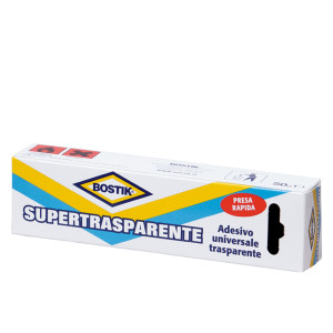 ADESIVO UNIVERSALE SUPER TRASPARENTE 50GR BOSTIK COD. 6315229
