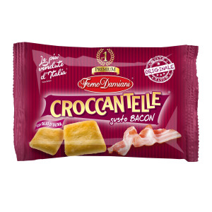 SACCHETTO 35GR CROCCANTELLE GUSTO BACON COD. FDCBA CONFEZIONE DA 50