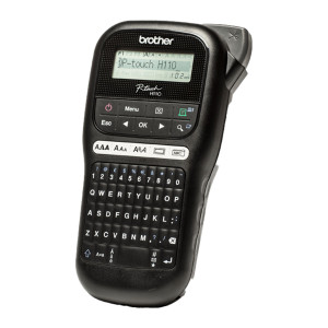 ETICHETTATRICE PALMARE PORTATILE, NASTRI SERIE TZE DA 3.5 A 12 MM. TASTIERA QWER COD. PTH110TA1