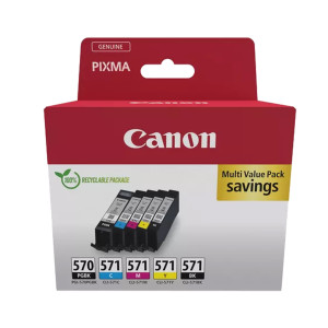 CANON CARTUCCIA PGI570/CLI-570 PGBK/M/Y/C COD. 0372C006