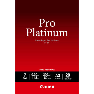 CARTA FOTOGRAFICA CANON PRO PLATINUM PT-101 A3 20 FOGLI 300G/M2