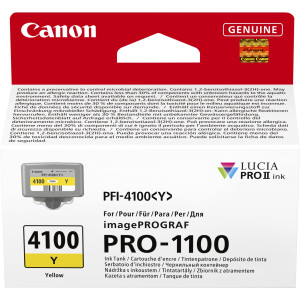 CANON CARTUCCIA INK PFI-4100 GIALLO COD. 6780C001