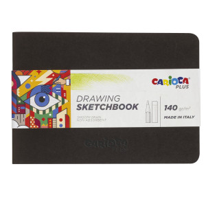 SKETCHBOOK 20 FOGLI CARTA 160GR F.TO A5 CARIOCA PLUS COD. 45222