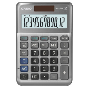 CALCOLATRICE DA TAVOLO MS-120FM 12CIFRE CASIO COD. MS-120FM-WA-EP