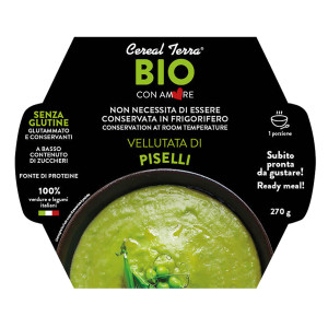 VELLUTATA DI PISELLI IN CONFEZIONE DA 300GR - CEREAL TERRA COD. 0039728 CONFEZIONE DA 6