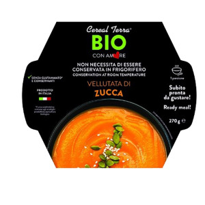VELLUTATA DI ZUCCA IN CONFEZIONE DA 300GR - CEREAL TERRA COD. 0043177 CONFEZIONE DA 6