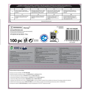 CONF. 100 SALVIETTE MULTISUPERFICI IGIENIZZANTI BIODEGRADABILI CIF COD. 9293449
