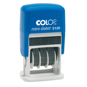 TIMBRO MINI DATARIO S120 3,8MM AUTOINCHIOSTRANTE COLOP COD. S120