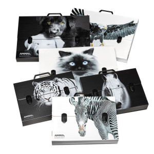 VALIGETTA POLIONDA ANIMAL FRIENDS 28X38 DORSO 5CM FANTASIE ASSORTITE COLOROSA COD. 6428385200BW