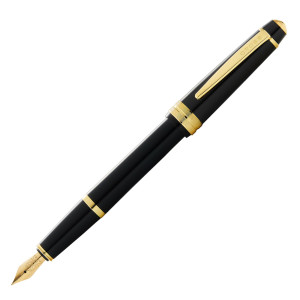 PENNA STILOGRAFICA BAILEY LIGHT PUNTA M FUSTO NERO/ORO CROSS COD. E011025