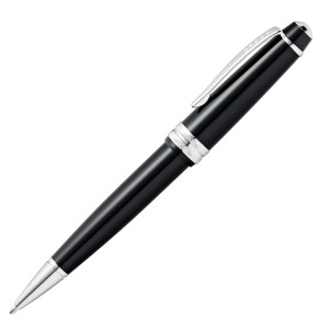 PENNA SFERA BAILEY LIGHT PUNTA F FUSTO NERO/CHROMO CROSS COD. E011061