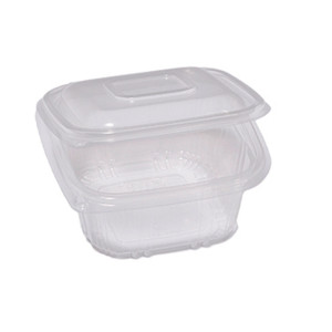 PACK 50 CONTENITORI IN PP COPERCHIO INCERNIERATO 12X12CM H5,5CM EUROPACK QC0-375 COD. 48401032