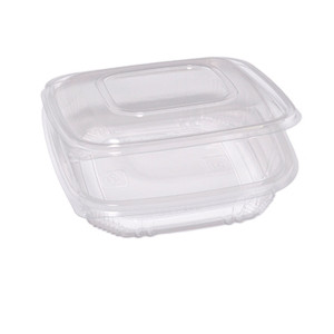 PACK 50 CONTENITORI IN PP COPERCHIO INCERNIERATO 18,5X18,5CM H3,7CM QC2-750 COD. 48421022